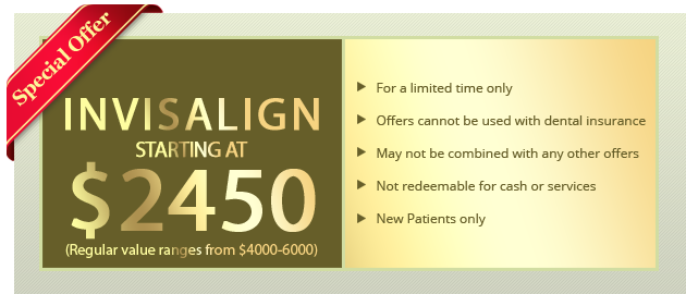 Invisalign Starting at $2,450